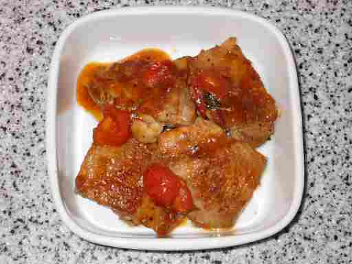 イタリア料理,地鶏のトマト煮